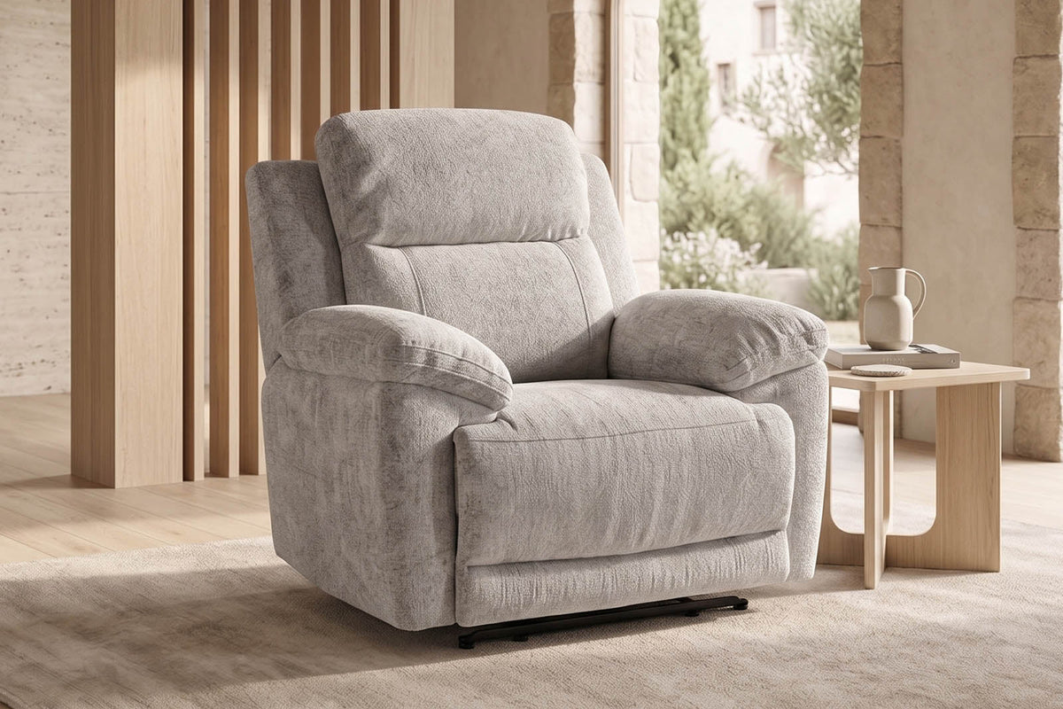 Lyla Power Recliner Armchair - Beige - Dante Furniture