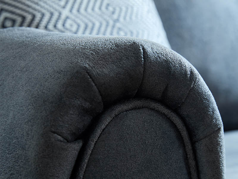 Eastmere 3 Seater Sofa - Granite Grey - Dante Furniture