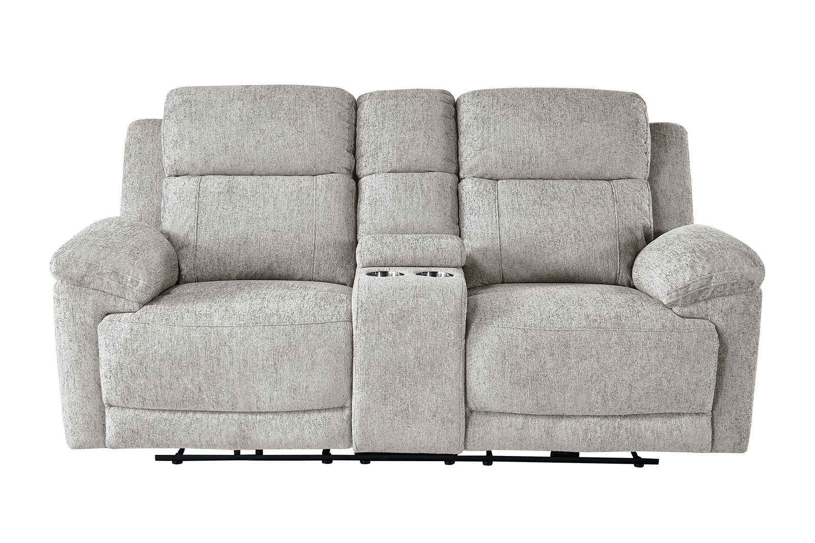 Lyla 2 Seater Power Recliner - Beige - Dante Furniture