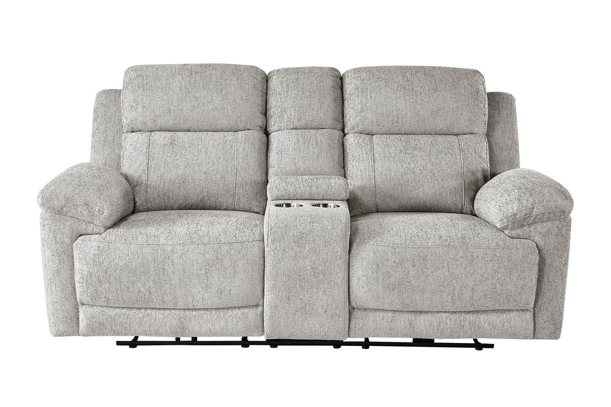 Lyla 2 Seater Power Recliner - Beige - Dante Furniture