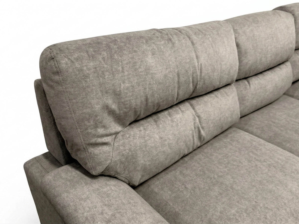 Verona corner sofa bed – back cushion detail