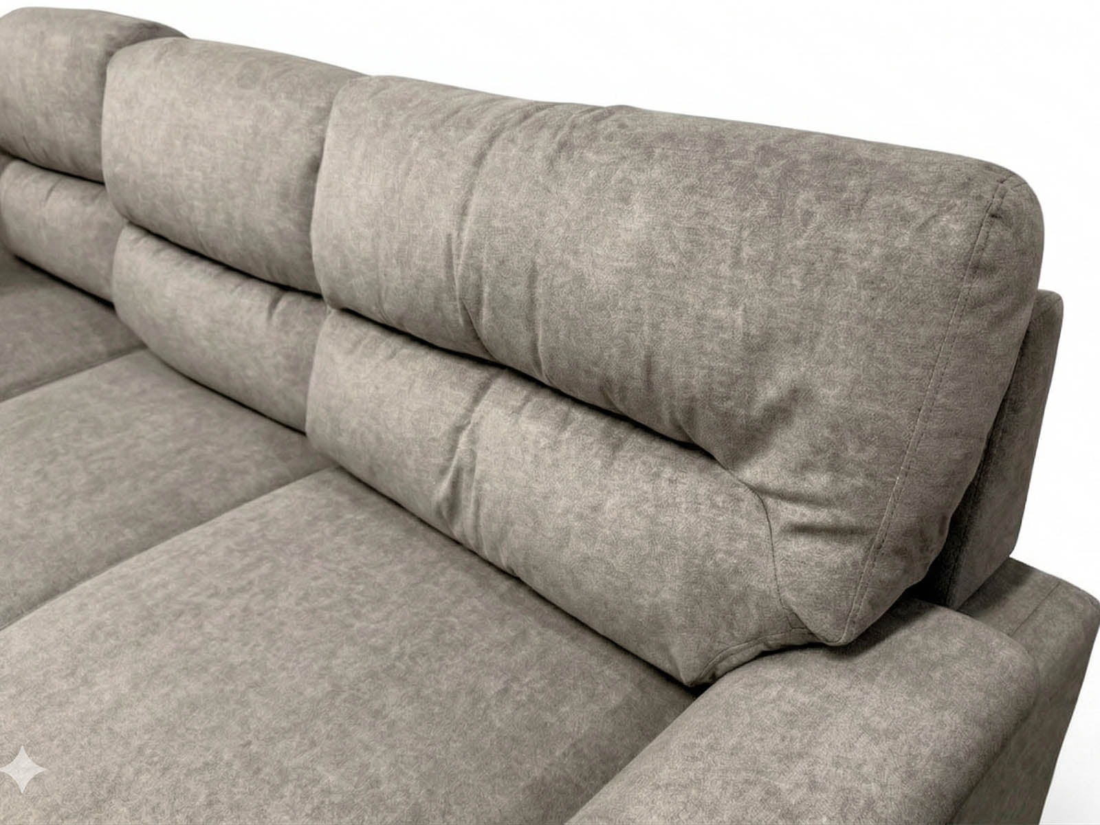 Verona Corner Sofa Bed Fabric LHF - Dark Grey - Dante Furniture