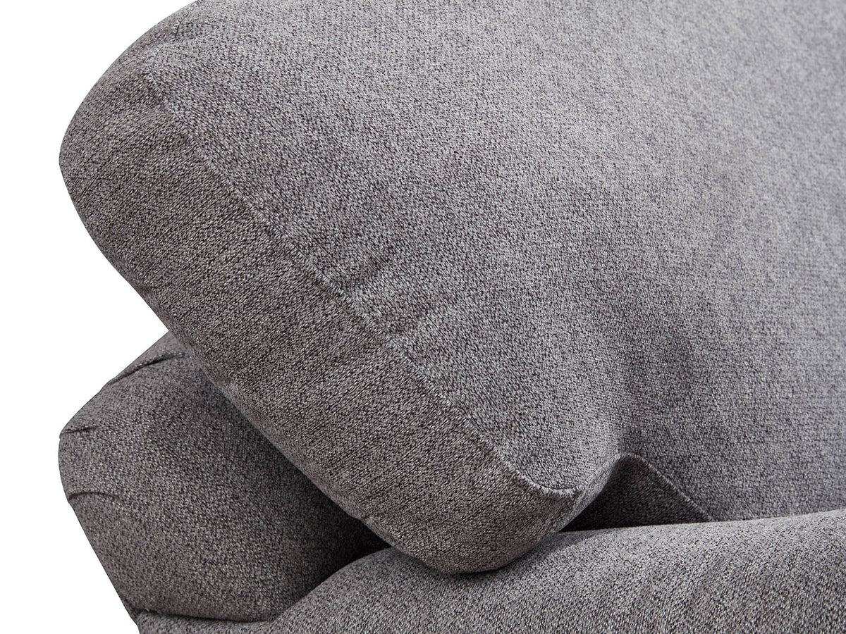 7 Seater Fabric Grey Sofa
