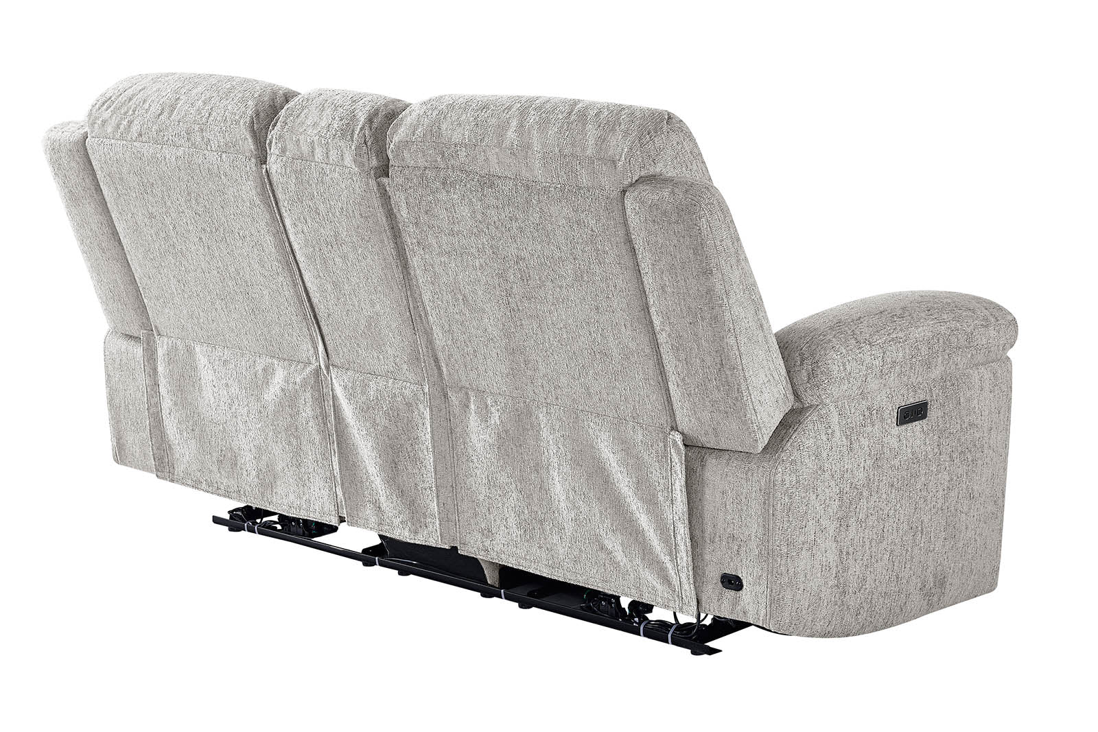 Lyla 2 Seater Power Recliner - Beige - Dante Furniture