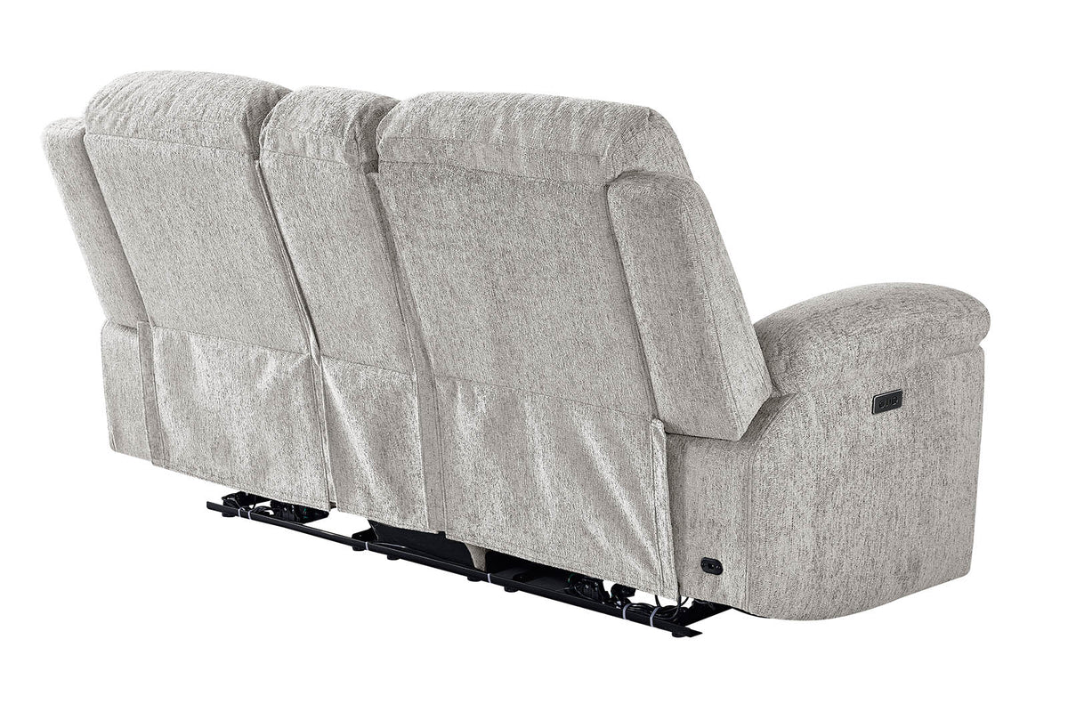 Lyla 2 Seater Power Recliner - Beige - Dante Furniture