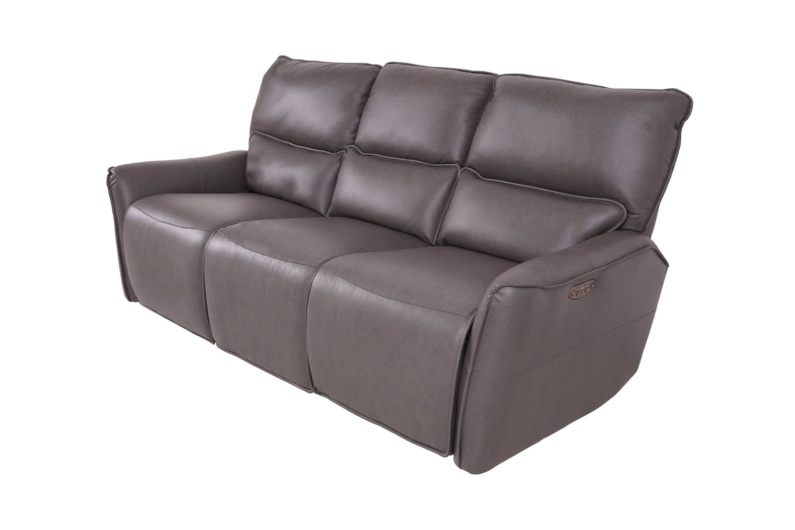 Gracie 3 Seater Smart Sofa Power Recliner - Grey - Dante Furniture