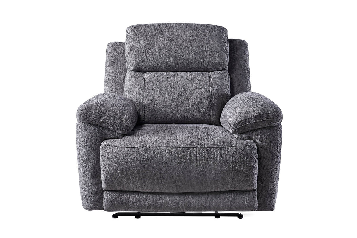 Lyla Power Recliner Armchair - Grey - Dante Furniture