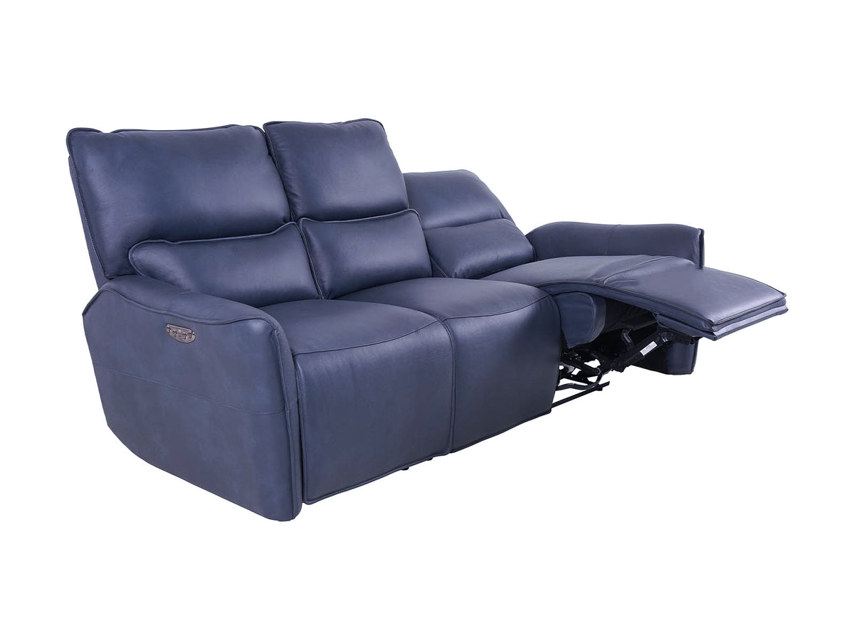 Gracie 3 Seater Smart Sofa Power Recliner - Midnight Blue - Dante Furniture