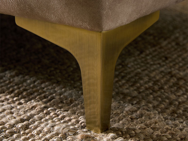 Idol Footstool - Milano Beige - Dante Furniture