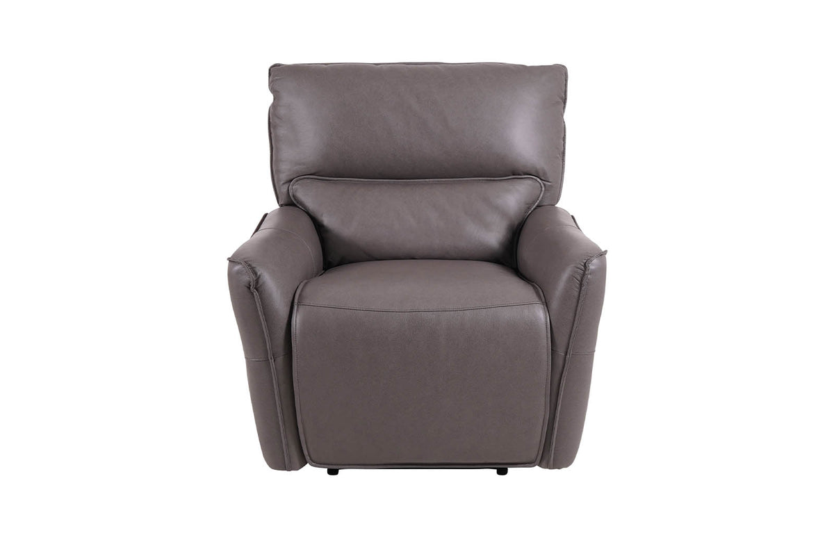 Gracie Armchair Power Recliner - Grey - Dante Furniture