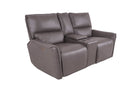 Gracie 2 Seater Smart Sofa Power Recliner With Console - Grey - Dante Furniture