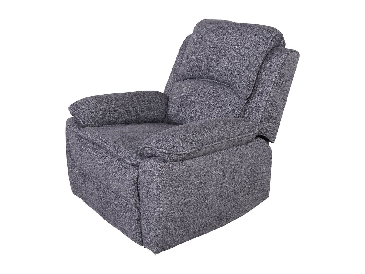 grey recliner armchair