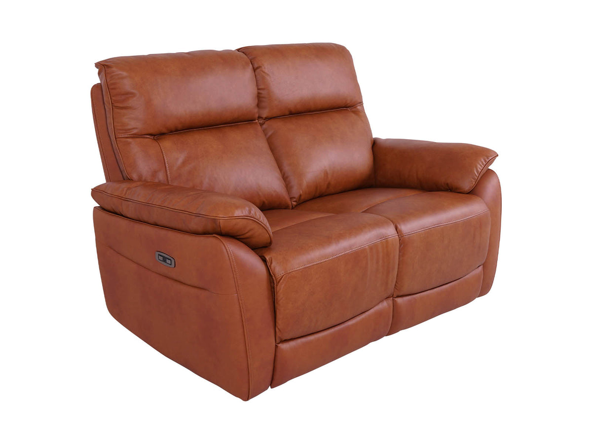 Salisbury 2 Seater Power Recliner Sofa Tan