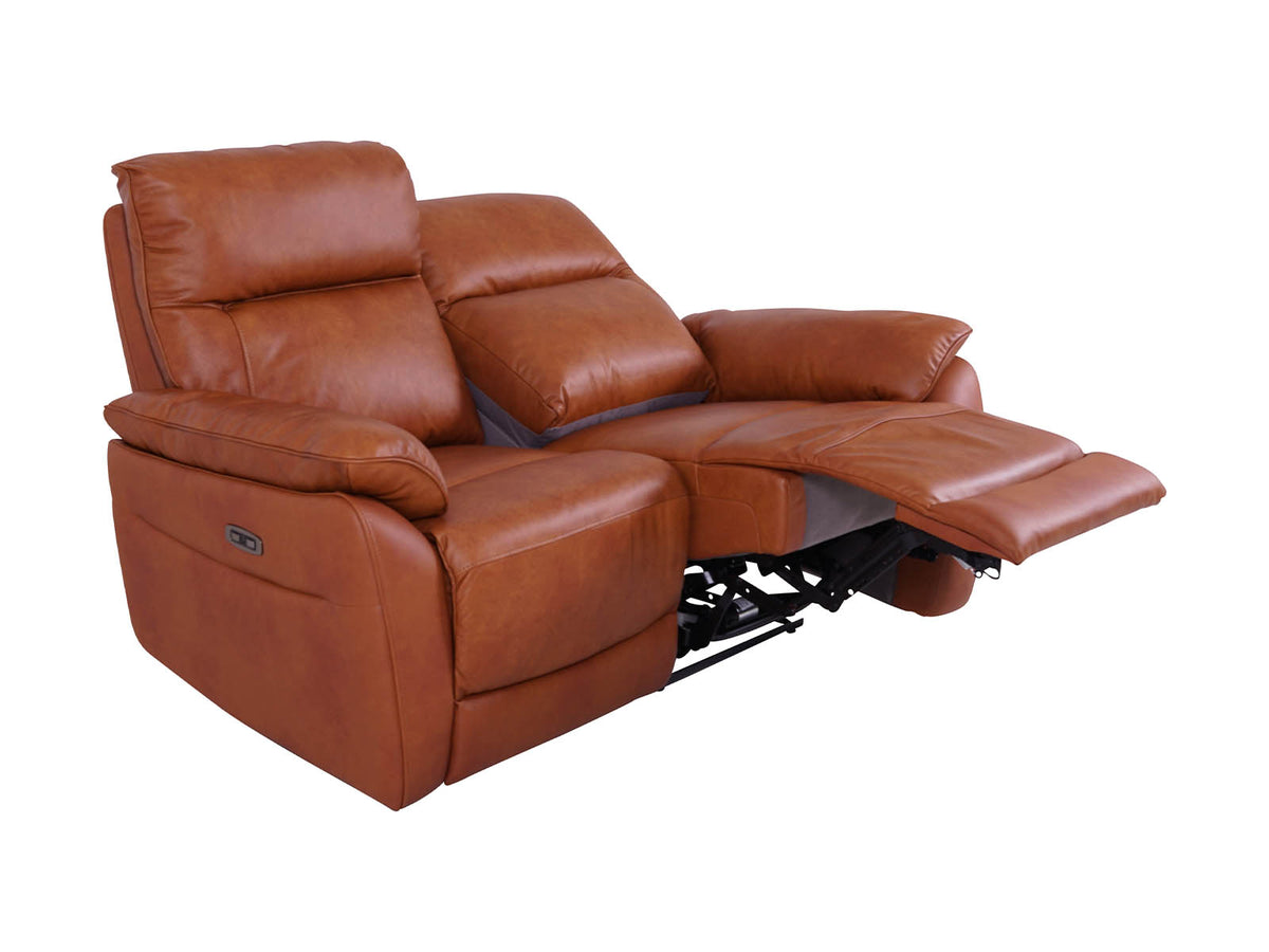 Salisbury 2 Seater Power Recliner Sofa Tan