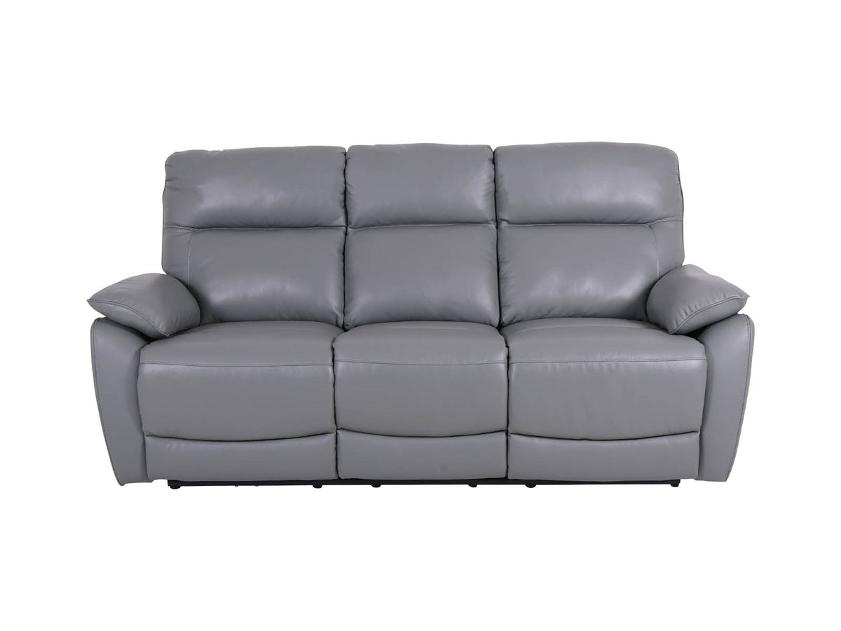 Salisbury 3-Seater Power Recliner Sofa Steel