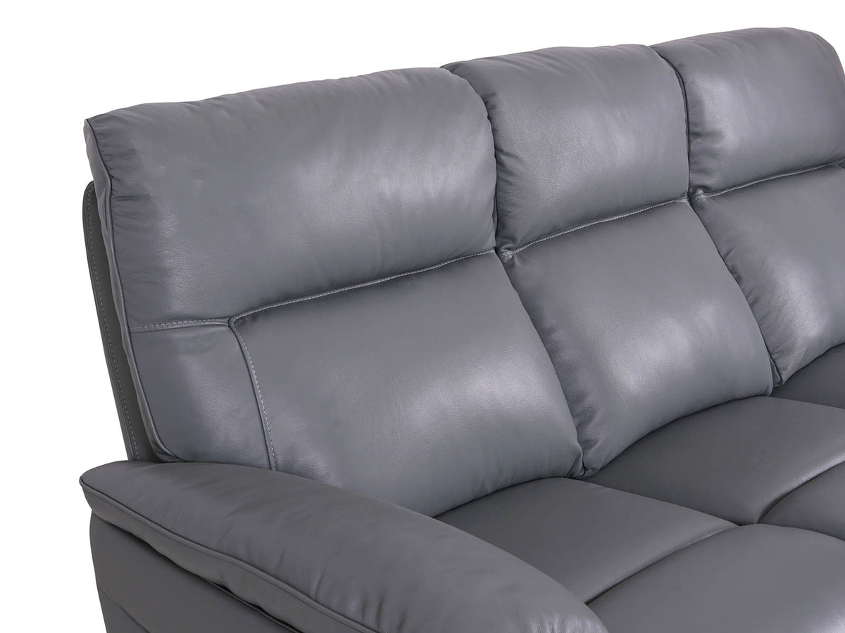Salisbury 3-Seater Power Recliner Sofa Steel