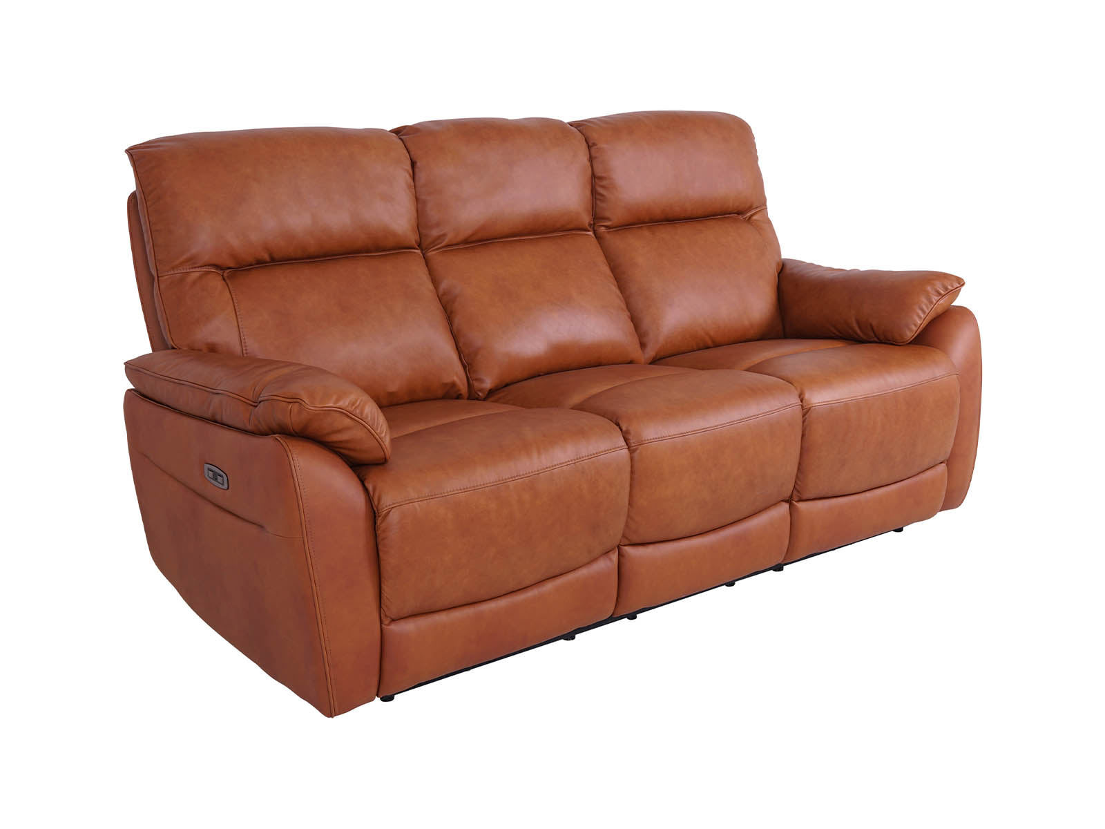 4 Seater Power Recliner Sofa Tan