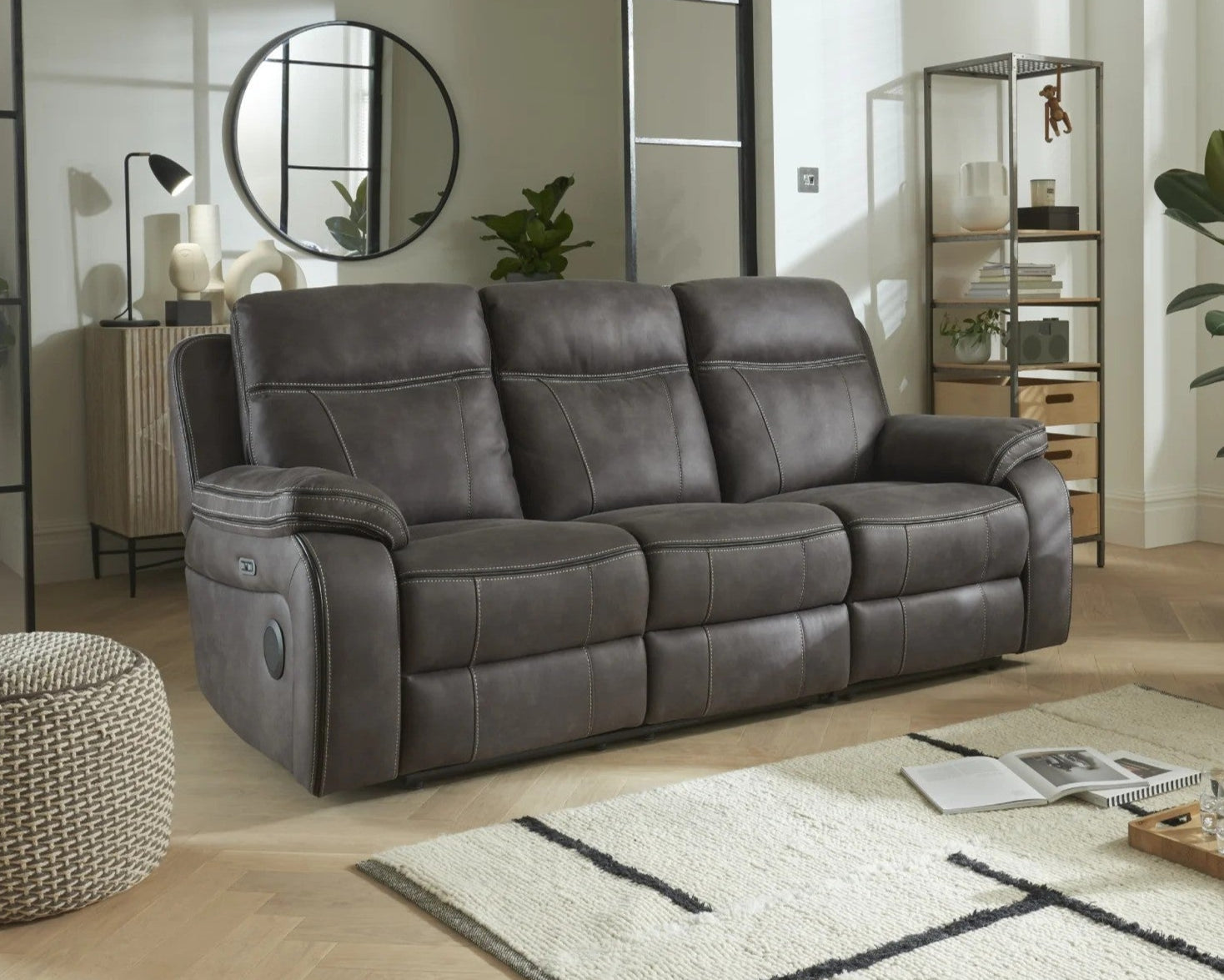 Vinson Pro 3 Seater Smart sofa Power Recliner - Dante Furniture