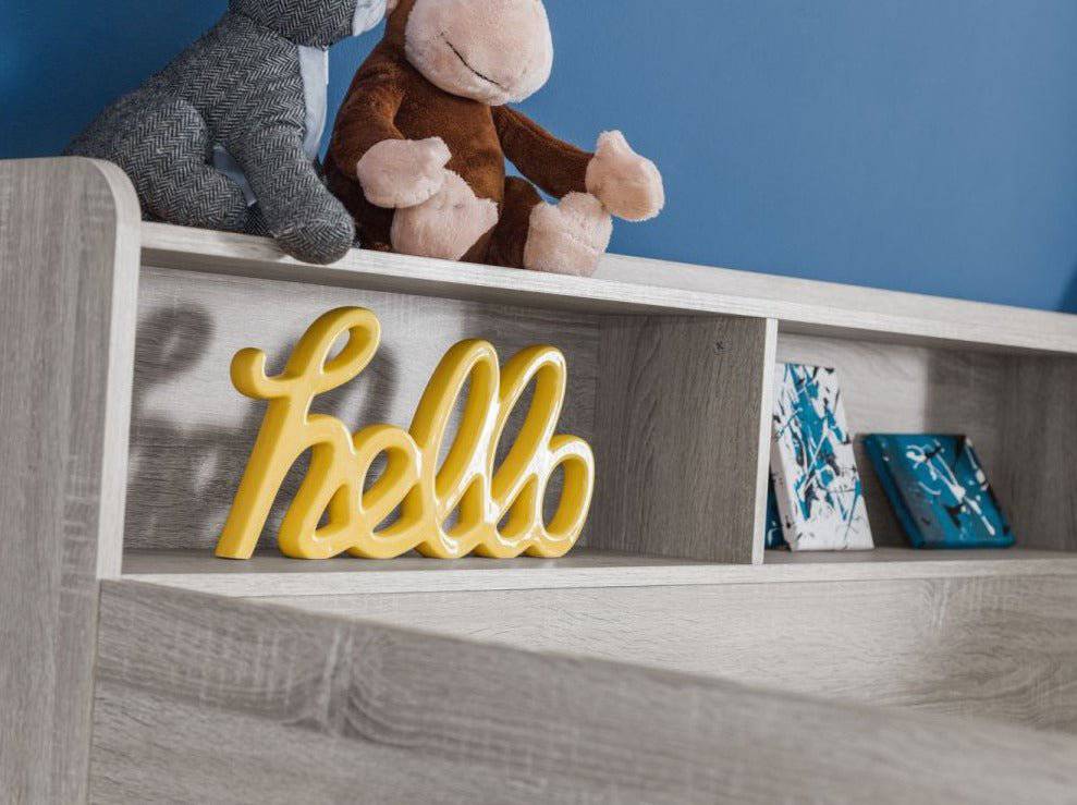 Orion Storage Bunk Bed 3ft Single in Grey Oak