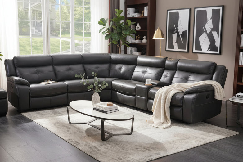 Langdale Grey Recliner 2C2 Corner Sofa
