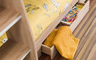 Orion Storage Bunk Bed 3ft Single in Oak