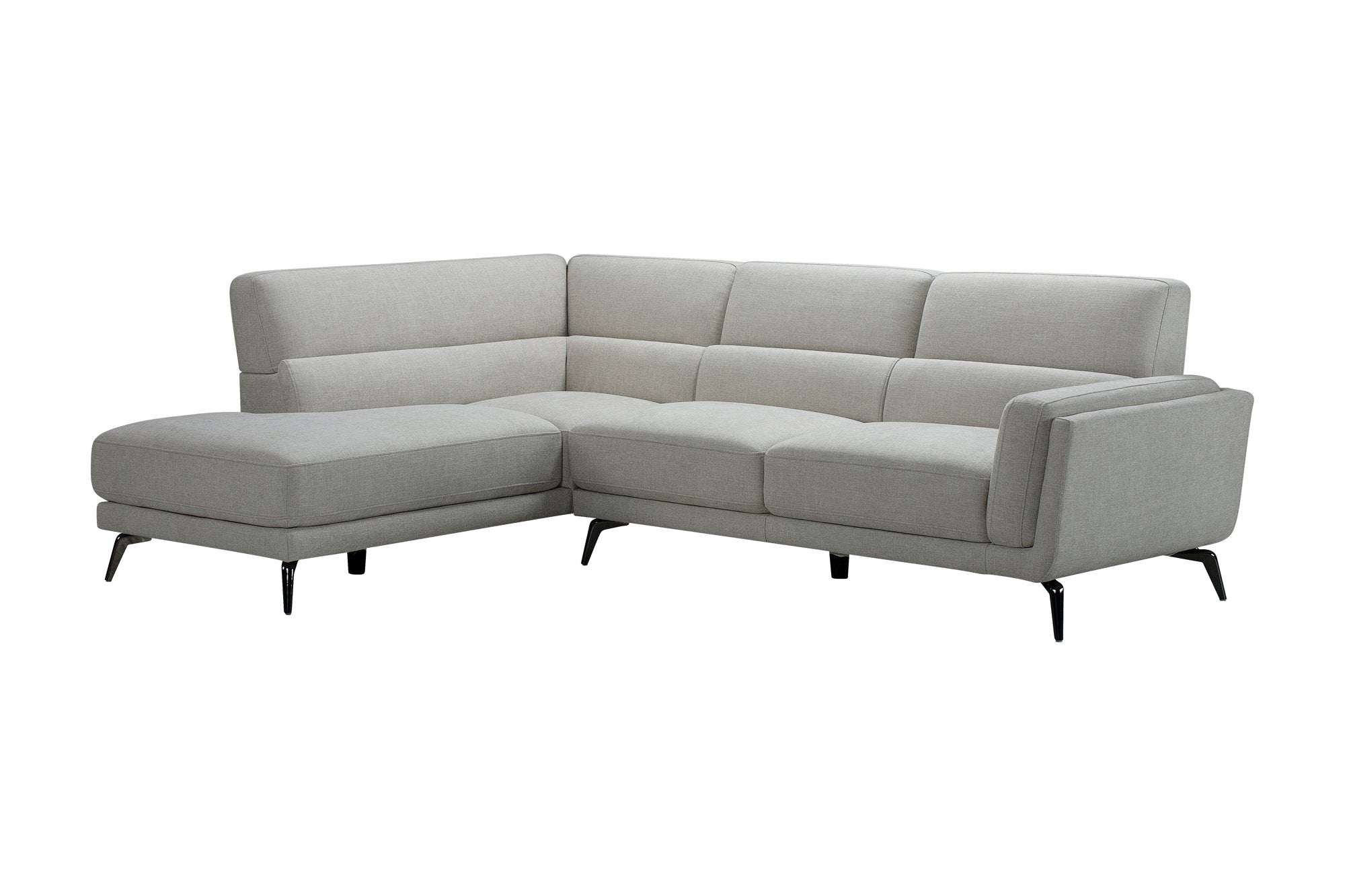 Portofino LHF Corner Sofa - Light Grey - Dante Furniture - image 2