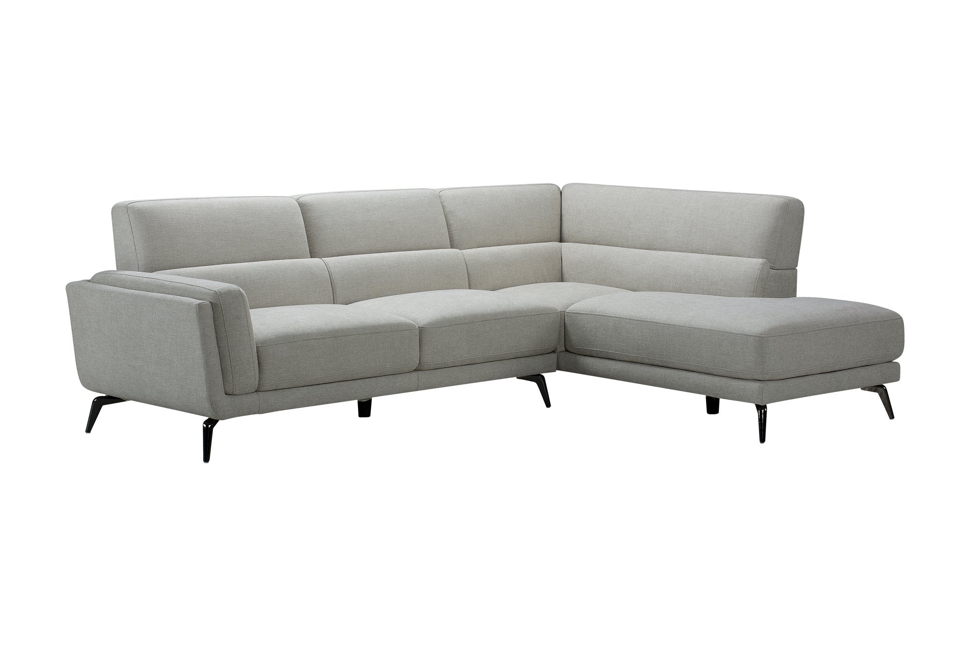 Portofino RHF Corner Sofa - Light Grey - Dante Furniture - image 2