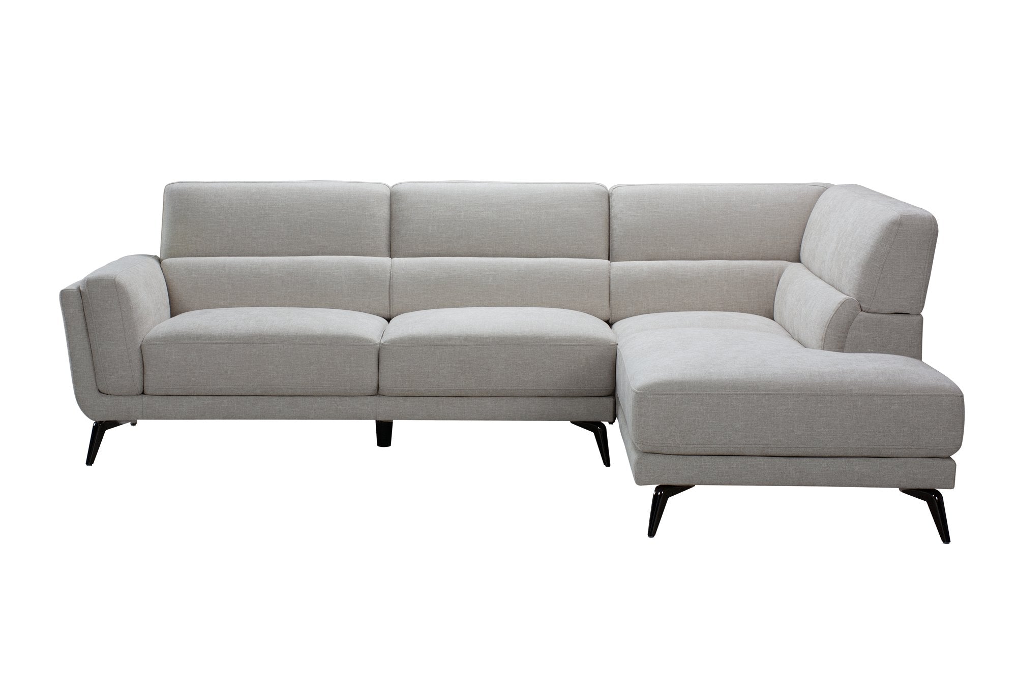 Portofino RHF Corner Sofa - Light Grey - Dante Furniture - image 3