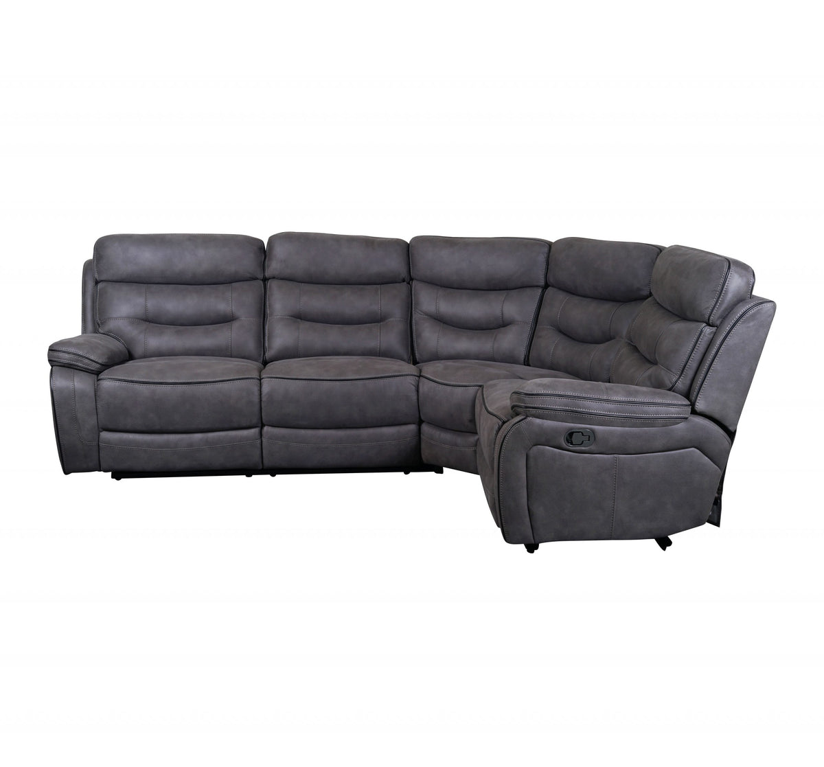 Mckinlay Grey Corner Sofa Right-Hand Facing - Dante Furniture - image 5