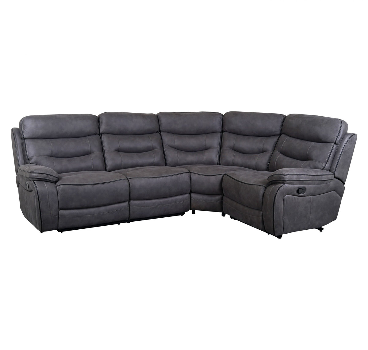 Mckinlay Grey Corner Sofa Right-Hand Facing - Dante Furniture