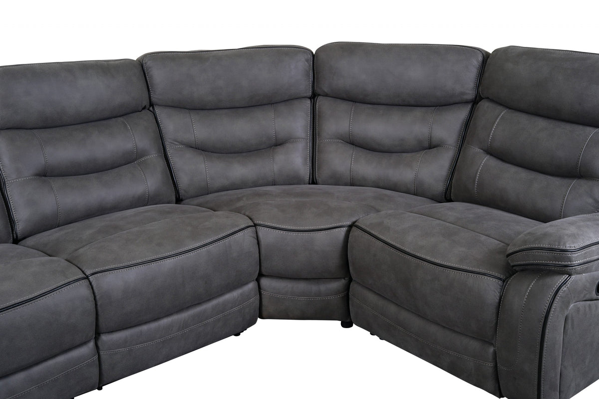 Mckinlay Grey Corner Sofa Right-Hand Facing - Dante Furniture - image 4