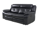 Langdale 3 Seater Recliner - Black - Dante Furniture