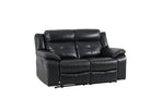 Langdale 2 Seater Recliner - Black - Dante Furniture