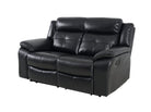 Langdale 2 Seater Recliner - Black - Dante Furniture