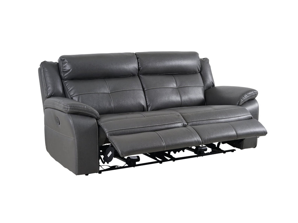 Langdale 3 Seater Recliner - Grey - Dante Furniture