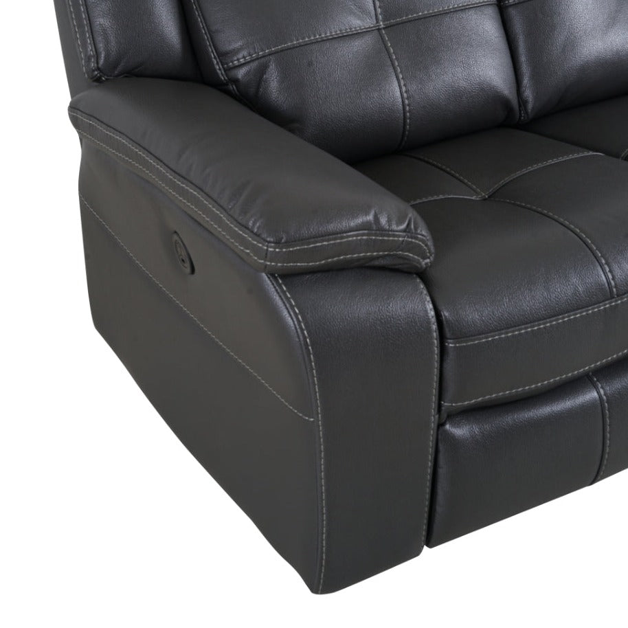 Langdale 2 Seater Recliner - Grey - Dante Furniture