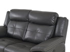 Langdale 2 Seater Recliner - Grey - Dante Furniture