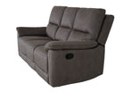 Malmo 3 Seater Recliner - Grey - Dante Furniture