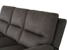 Malmo 3 Seater Recliner - Grey - Dante Furniture