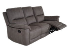 Malmo 3 Seater Recliner - Grey - Dante Furniture