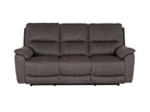 Malmo 3 Seater Recliner - Grey - Dante Furniture