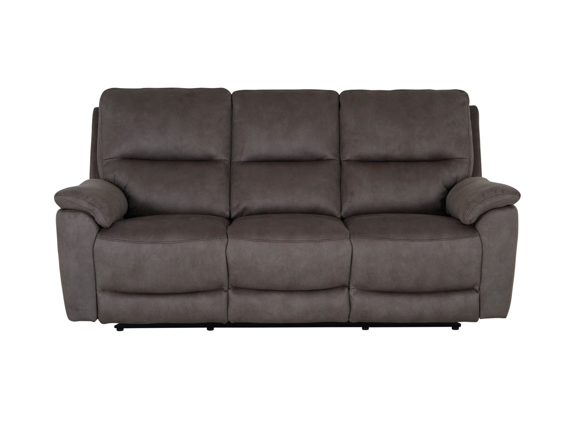 Malmo 3 Seater Recliner - Grey - Dante Furniture