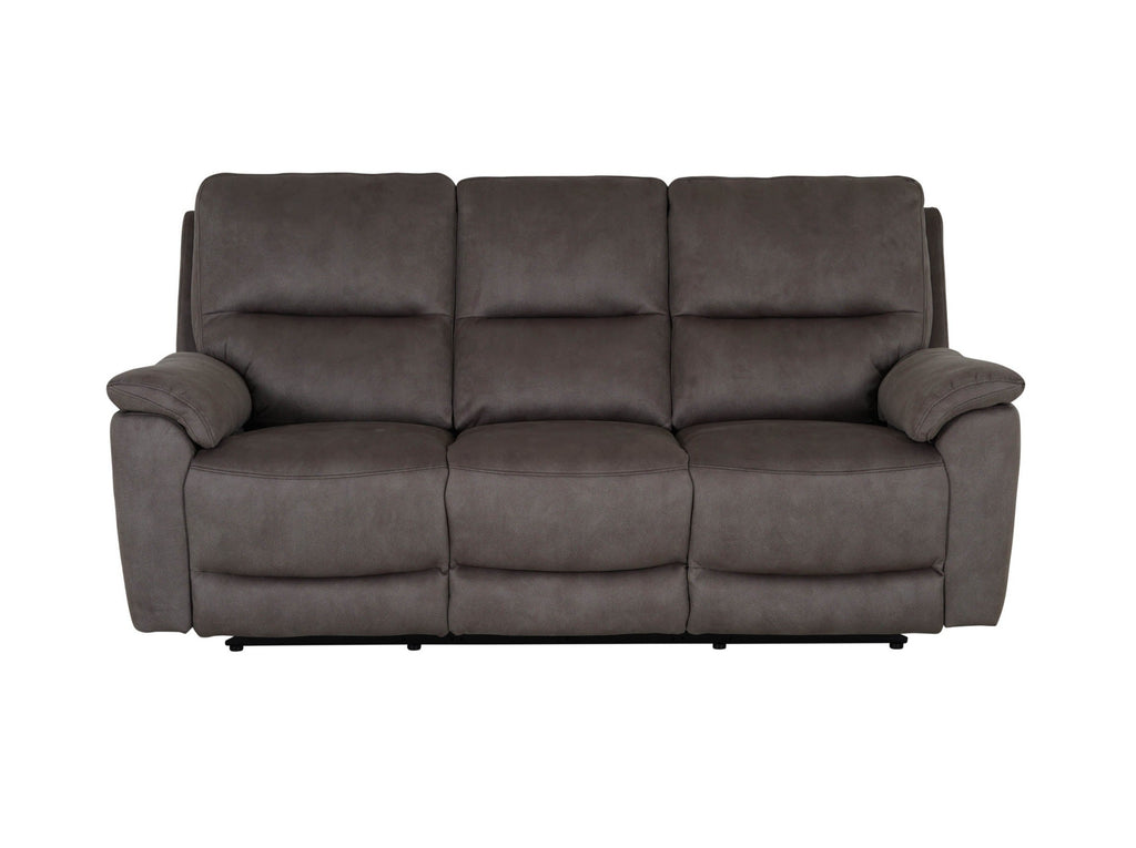 Malmo 3 Seater Recliner - Grey - Dante Furniture