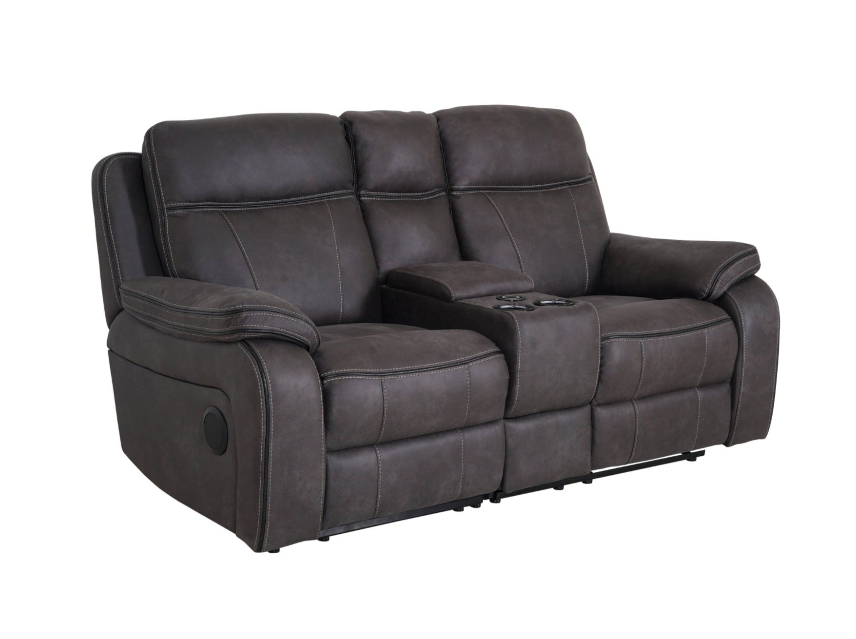 Vinson 2 Seater Smart sofa Power Recliner with Console - Dante Furniture