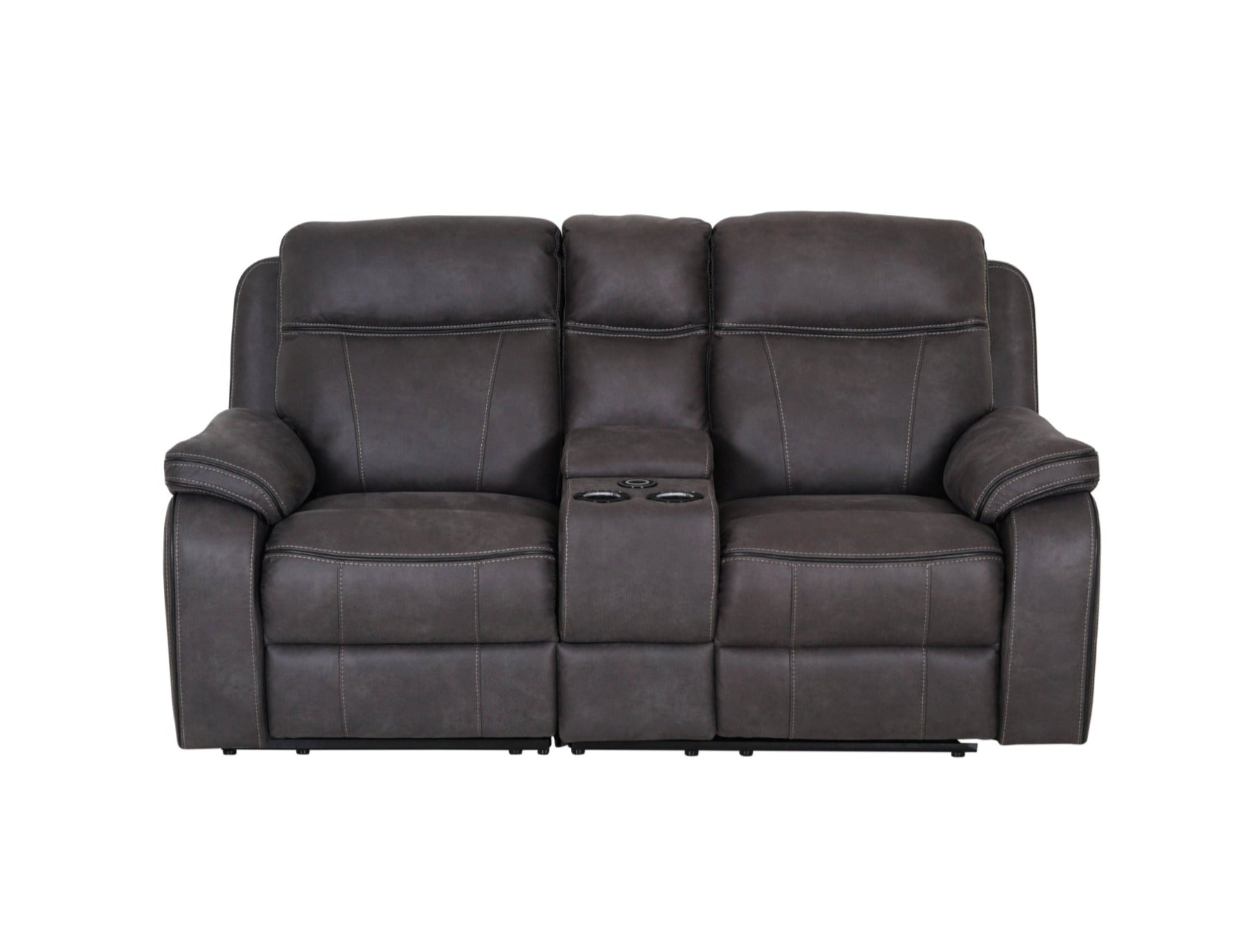 Vinson 2 Seater Smart sofa Power Recliner with Console - Dante Furniture