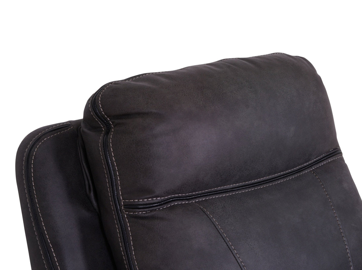 Vinson Pro recliner armchair – padded headrest close-up