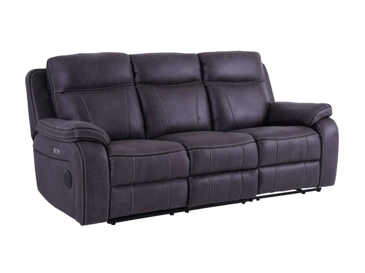 Vinson Pro 3 seater power recliner sofa – side angle
