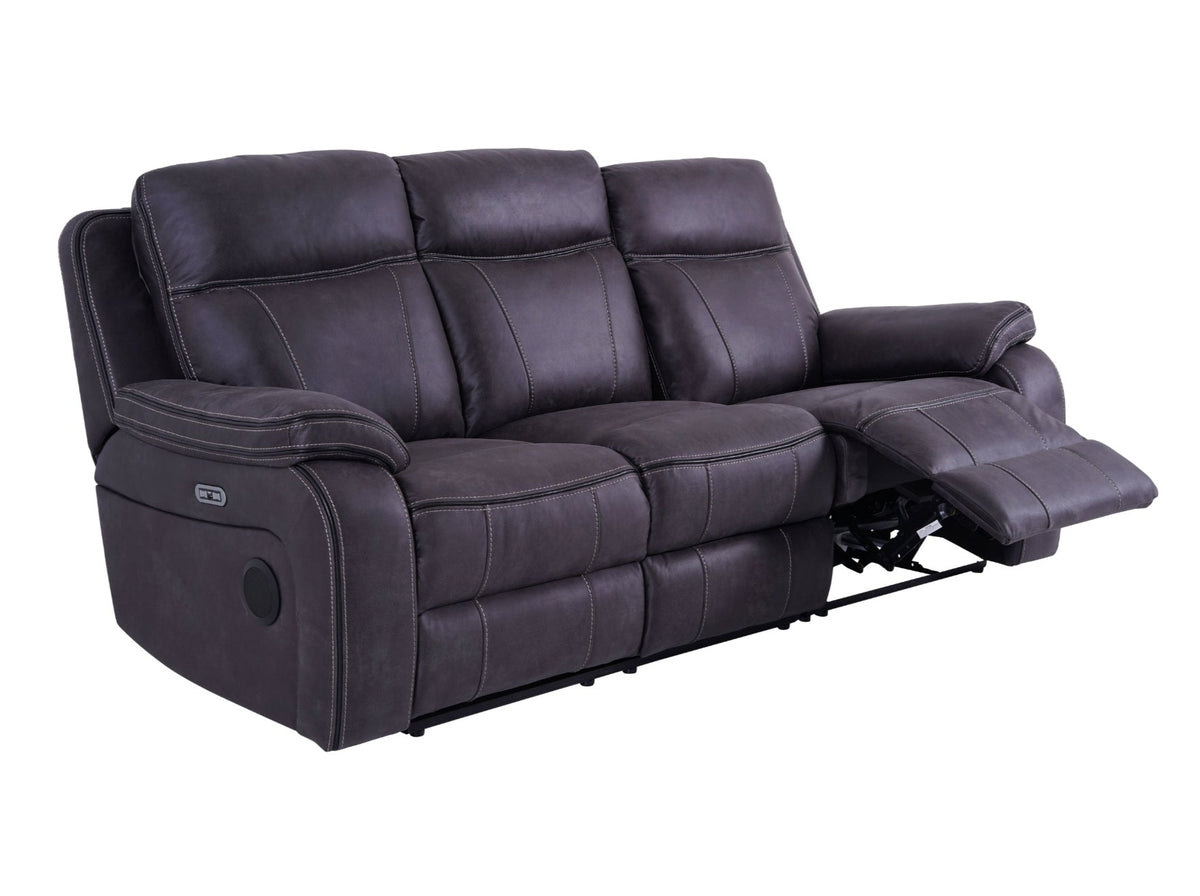 Vinson Pro 3 seater smart sofa with recliners open