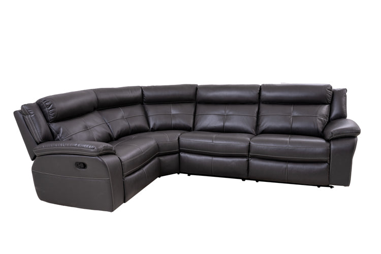 Langdale Grey Recliner LHF 1C2 Corner Sofa - Dante Furniture