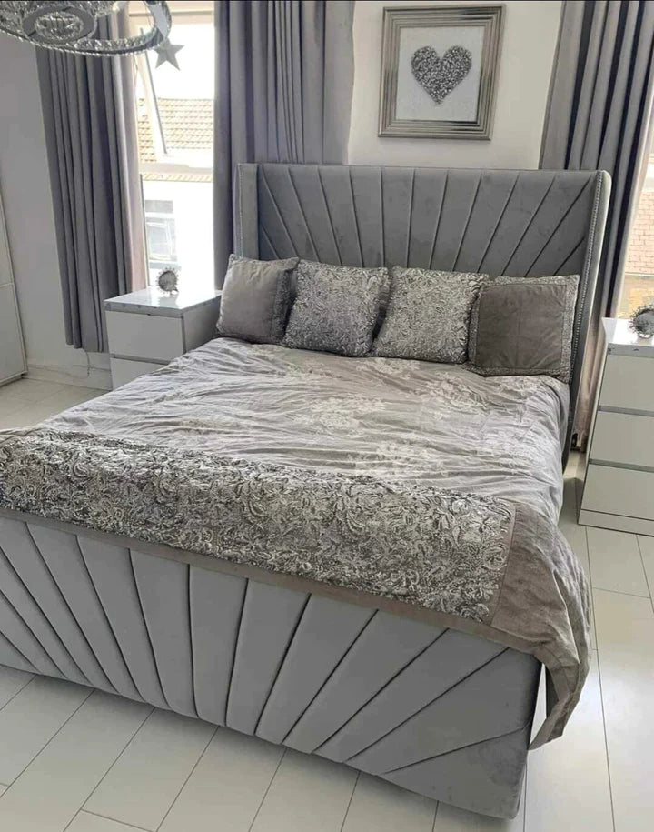 Pearl Wingback Bed - BedHut
